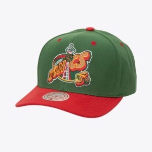 Mitchell & Ness Green Seattle SuperSonics Hardwood Classics All In 2.0 Pro Crown Snapback Hat Green 771463