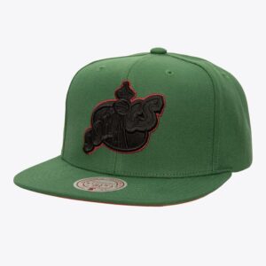 Mitchell & Ness Green Seattle SuperSonics Hardwood Classics Logo Eclipse OG Snapback Hat Green 771443