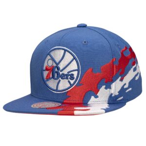 Mitchell & Ness Happy Trees Snapback HWC Philadelphia 76ers Cap Blue 770122