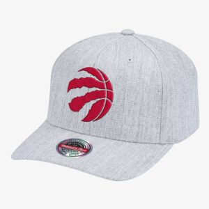 Mitchell & Ness Heather Gray Toronto Raptors Team Classic Snapback Hat Grey 772012