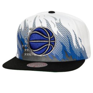 Mitchell & Ness Hot Fire Snapback HWC Orlando Magic Cap White 768713