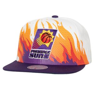 Mitchell & Ness Hot Fire Snapback HWC Phoenix Suns Baseball Cap Grey 770602