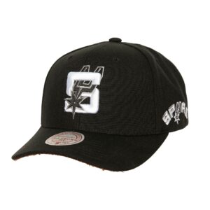 Mitchell & Ness Icon Grail Pro Snapback HWC San Antonio Spurs Cap Black/White 771232