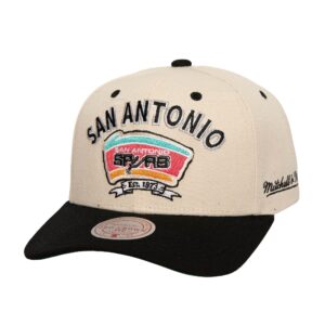 Mitchell & Ness Legacy Defined Pro Snapback HWC San Antonio Spurs Cap Beige 771198