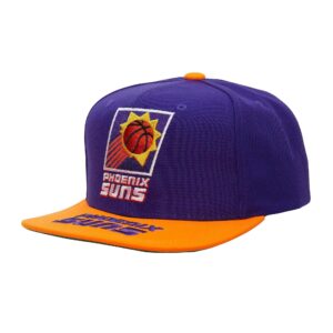 Mitchell & Ness Logo Bill Snapback HWC Phoenix Suns Baseball Cap Black 770593