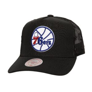 Mitchell & Ness Monogram Trucker HWC Philadelphia 76ers Cap Black 769236