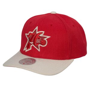 Mitchell & Ness Off Team Snapback HWC Philadelphia 76ers Cap Red 770278