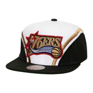 Mitchell & Ness Overhead Snapback HWC Philadelphia 76ers Cap Black 769908