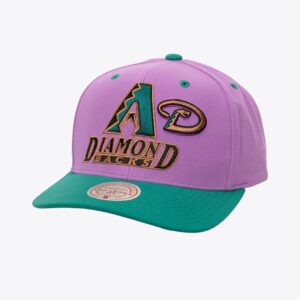 Mitchell & Ness Purple Arizona Diamondbacks Cooperstown Collection All In 2.0 Pro Crown Snapback Hat Violet 772266