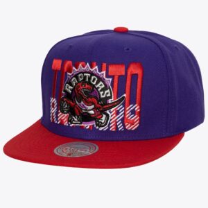 Mitchell & Ness Purple Toronto Raptors Cross Check Snapback Hat Violet 771410