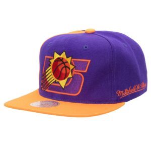 Mitchell & Ness Rear Script Deadstock Snapback HWC Phoenix Suns Baseball Cap Violet 770759