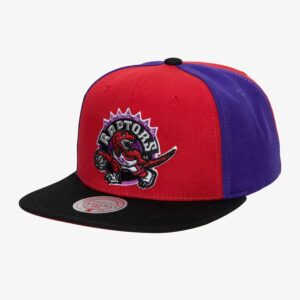 Mitchell & Ness Red Toronto Raptors Hardwood Classics On the Block Snapback Hat Red 772005