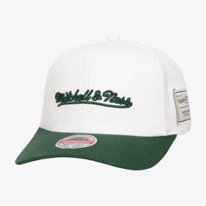 Mitchell & Ness White Comfy Core Stretch Snapback Hat White 772421