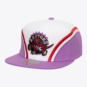 Mitchell & Ness White Toronto Raptors Hardwood Classics Overhead Snapback Hat White 771978