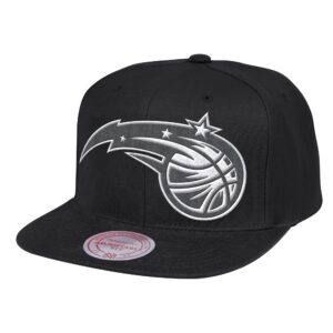 Mitchell & Ness XL BWG Snapback Orlando Magic Baseball Cap Black 769097