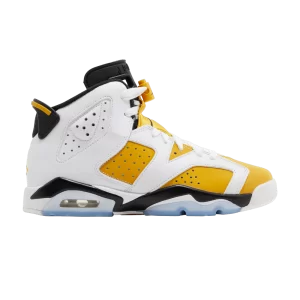 Air Jordan 6 Retro GS 'Yellow Ocher' White/Yellow Ochre/Black 384665 170