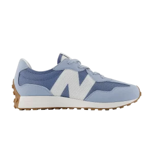 New Balance 327 Big Kid 'Mercury Blue' Sneakers Mercury Blue/Light Arctic Gray GS327MQ