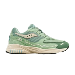 Saucony 3D Grid Hurricane Premium 'Green Cream' Sneakers Green/Cream S70670 7