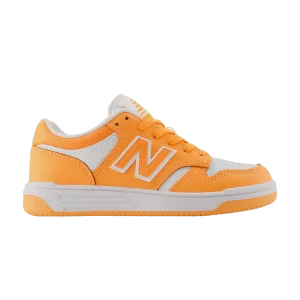 New Balance 480 Little Kid 'Hot Mango' Sneakers Hot Mango/White PSB480HM