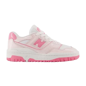 New Balance 550 Big Kid 'Patent Leather Pack – Shell Pink 'Pink color/Signal pink GSB550KK