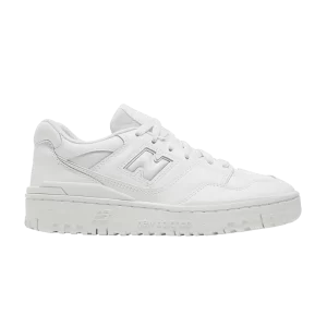 New Balance 550 Big Kid 'Triple White' Sneakers White/Off-White/Gray GSB550WW