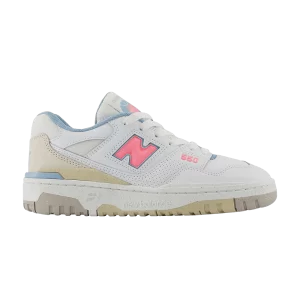 New Balance 550 Big Kid 'White Ultra Pink Blue' White/Ultra pink GSB550EP