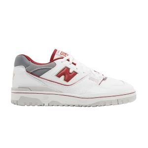 New Balance 550 'Boston College' Sneakers White/Shadow Grey/Cardinal/Vegas Gold BB550BC