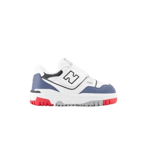 New Balance 550 Bungee Lace Toddler 'USA' Sneakers White/Navy/Red IHB550CN