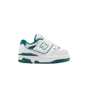 New Balance 550 Bungee Lace Top Strap Toddler 'White Vintage Teal' White/Vintage teal IHB550TA