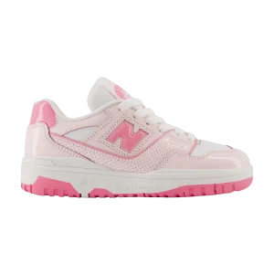 New Balance 550 Little Kid 'Patent Leather Pack – Shell Pink 'Pink color/Signal pink PSB550KK