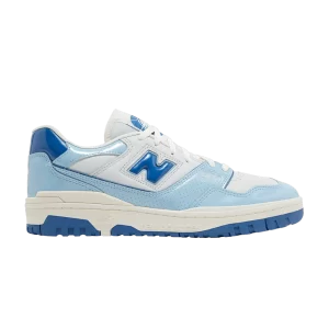 New Balance 550 'Patent Leather Pack - Chrome Blue' Chrome blue/Blue agate/Sea salt BB550YKE