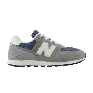 New Balance 574 Big Kid Wide 'Shadow Gray Vintage Indigo 'Sneakers Shade grey/Vintage indigo GC574GWH W