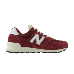 New Balance 574 'Classic Crimson' Sneakers Classic Raspberry/White/Angora U574RBK