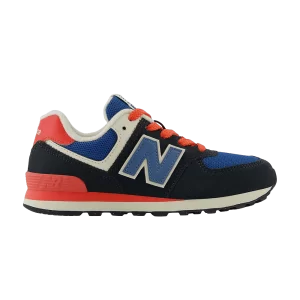 New Balance 574 Little Kid 'Phantom Blue Blast Red' Sneakers Ghost/Burst Red PC574RBT