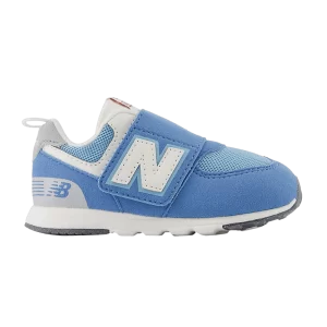 New Balance 574 New-B Hook & Loop Toddler 'Blue Laguna' Sneakers Blue Lagoon/White NW574RCA