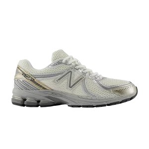 New Balance 860v2 'Sea Salt Gold Metallic' Sneakers Sea Salt/Metallic Gold/Harbor Grey/Metallic Silver ML860SG2