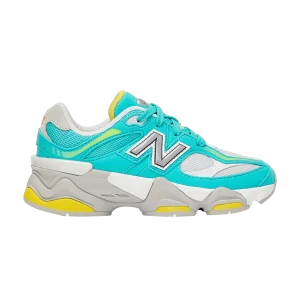 Sneakers New Balance 9060 Little Kid 'Cyan Burst 'DTLR Exclusive Virtual Blue/White/Grey Reflection Color PC9060DB