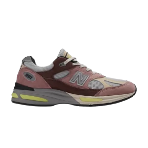 Sneakers New Balance 991v2 Made in England 'Rosewood 'Pink Forest/Deep Taupe/Quiet Gray U991MG2