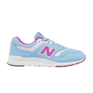 New Balance 997H Big Kid Wide 'Blue Purple Punch' Sneakers Cyan/Purple Punch GR997HRD W