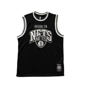 Buck Up Brooklyn Nets Black Jersey 1104436