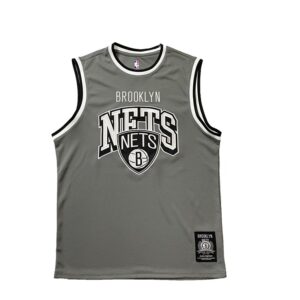 Buck Up Brooklyn Nets Gray Jersey 1104443