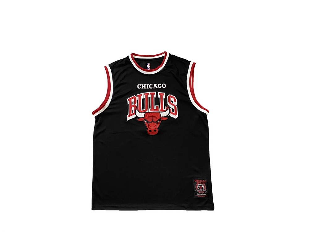 Buck Up Chicago Bulls Black Jersey 1104361