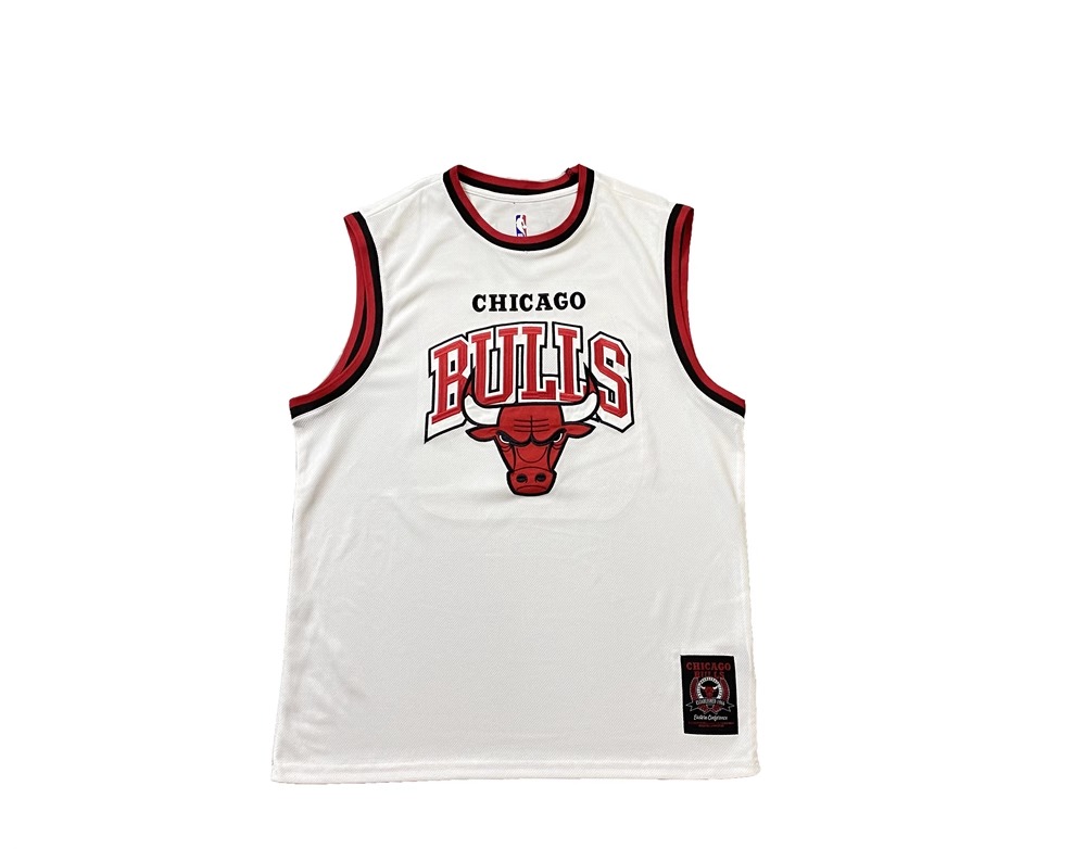 Buck Up Chicago Bulls White Jersey 1104354