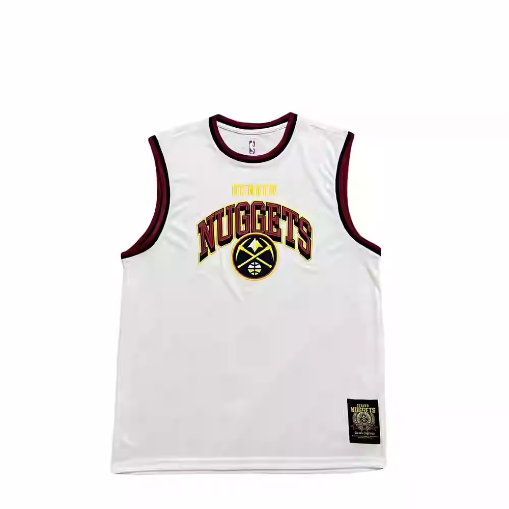 Buck Up Denver Nuggets White Jersey 1141068