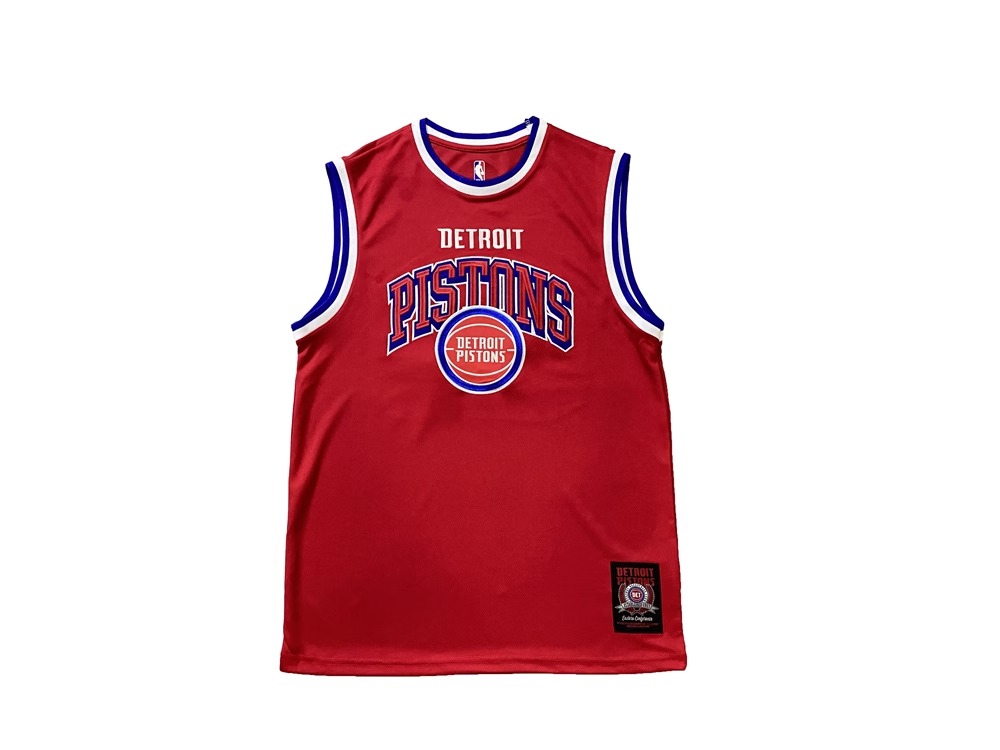 Buck Up Detroit Pistons Red Jersey Black 1132448