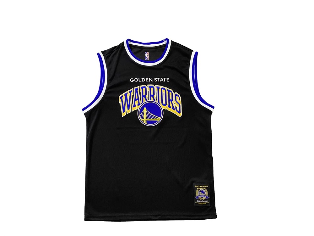 Buck Up Golden State Warriors Black Jersey Basketball Jersey 1140926