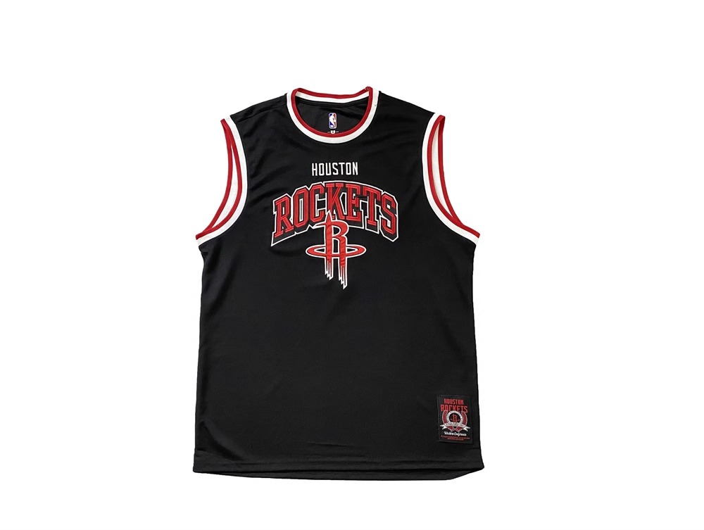 Buck Up Houston Rockets Black Jersey Cream 1132488