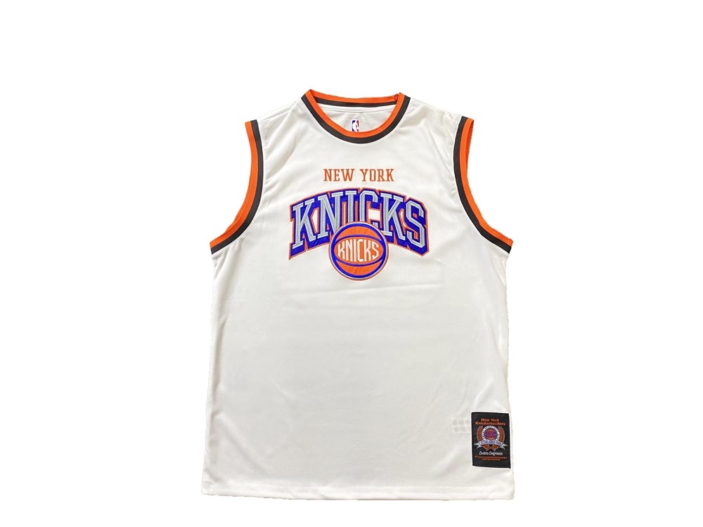 Buck Up New York Knicks White Jersey Black 1132474