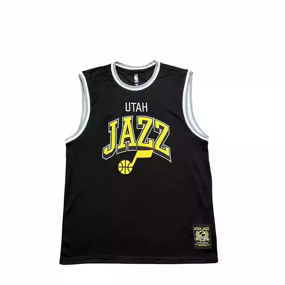 Buck Up Utah Jazz Black Jersey Basketball Jersey 1140991