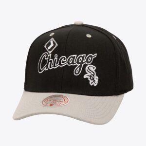 Mitchell & Ness Black Chicago White Sox All In 2.0 Pro Crown Snapback Hat Black 776271